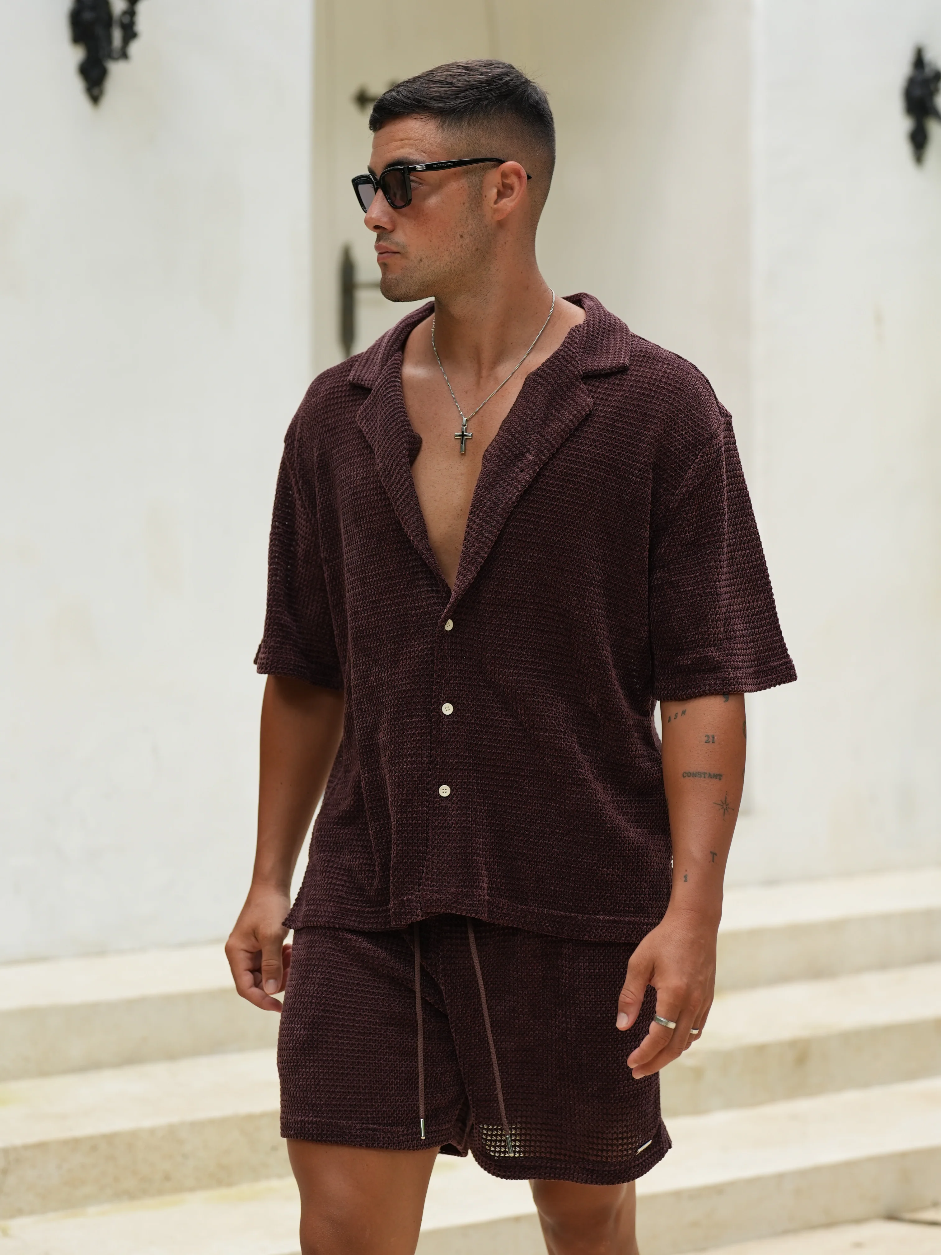 Arlo Shorts - Wine - Image 2
