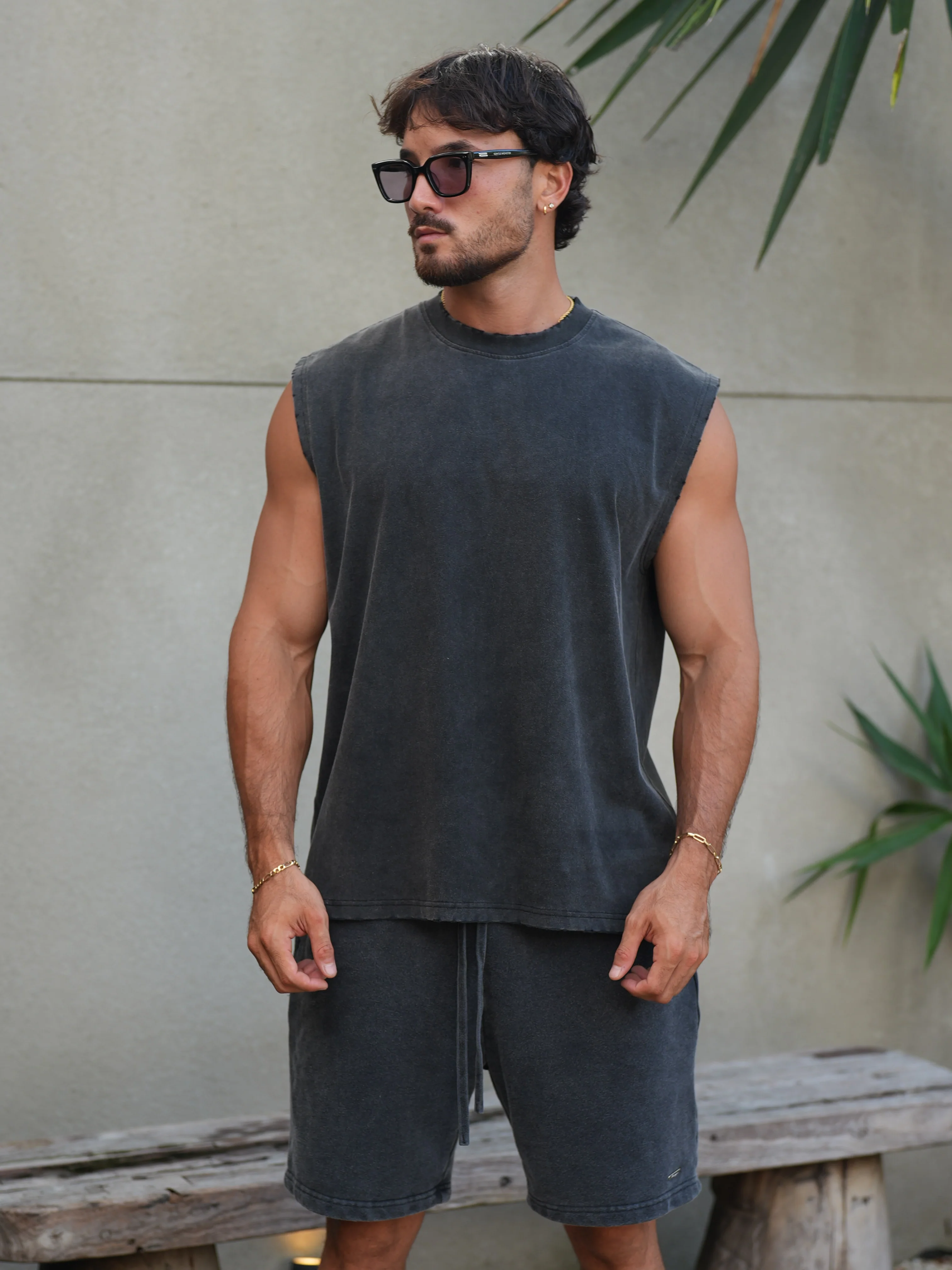 Niro Tank - Washed Black