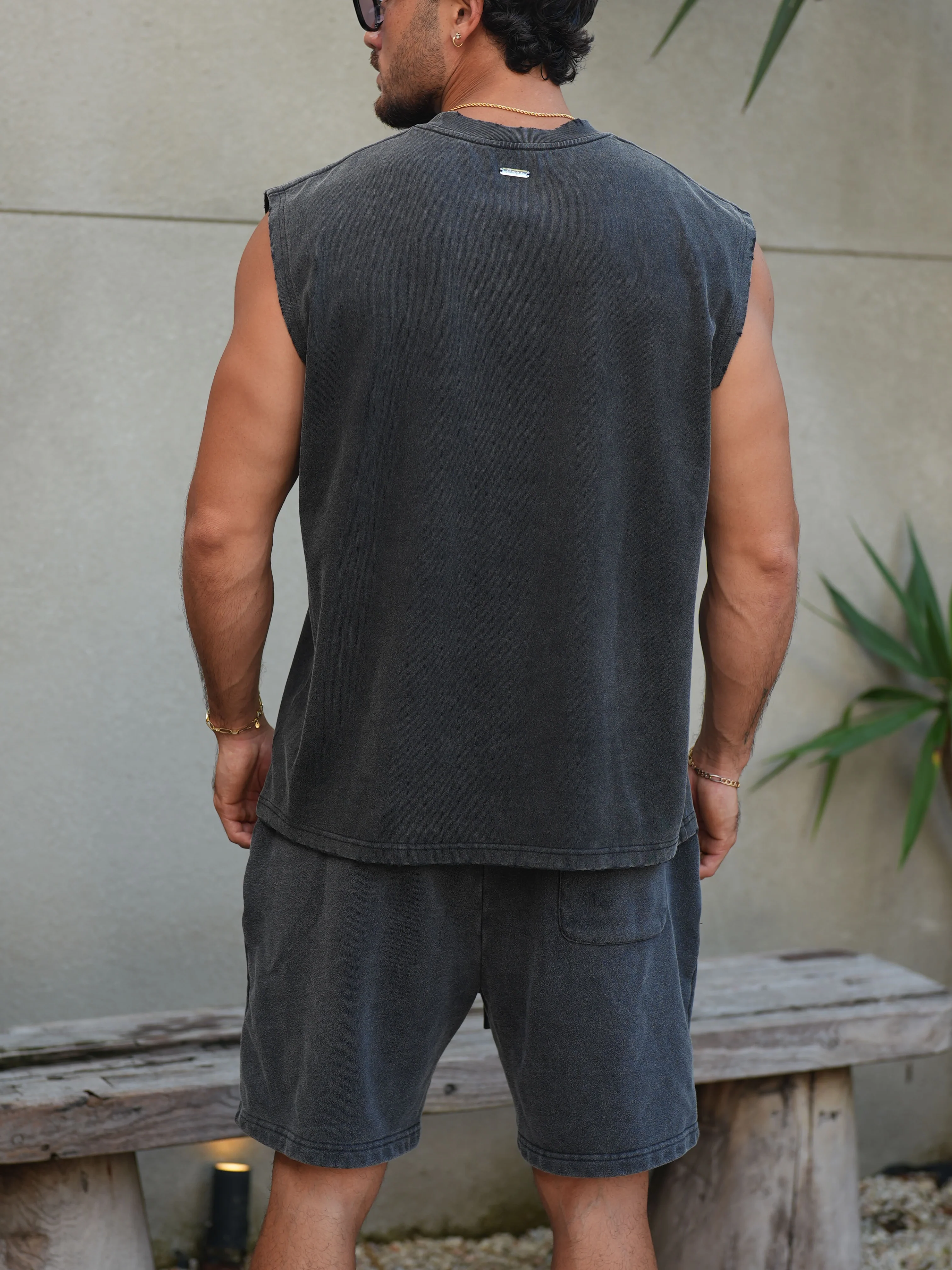 Niro Tank - Washed Black - Image 4